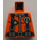 LEGO Orange Dune Patrol Quad Fahrer Torso ohne Arme (973)