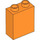 LEGO Orange Duplo Brick 1 x 2 x 2 with Bottom Tube (15847 / 76371)