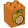 LEGO Orange Duplo Brick 2 x 2 x 2 with Orange (19417 / 31110)