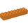 LEGO Orange Duplo Backstein 2 x 8 (4199)