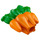 LEGO Orange Duplo Carrot 2 x 2 (23230)