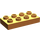 LEGO Orange Duplo Plate 2 x 4 (4538 / 40666)