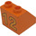 LEGO Orange Duplo Slope 2 x 2 x 1.5 (45°) with &quot;12&quot; (6474)