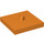 LEGO Orange Duplo Turntable 4 x 4 Base avec Flush Surface (92005)