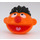 LEGO Orange Ernie minifigure Kopf (70609)