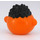 LEGO Orange Ernie minifigure head (70609)