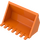 LEGO Orange Excavator Seau 6 x 3 avec Click Charnière 2-Finger (21709 / 30394)