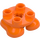 LEGO oranžová Feet 2 x 2 (66858)