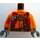 LEGO Naranja Mujer Guardia costera Minifigura Torso (973 / 76382)