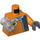 LEGO Oransje Brann Arm Overkropp (973 / 63208)