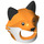 LEGO Naranja Fox Accesorio de cabeza de disfraz  (61876)