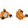 LEGO Orange Fox Costume Minifig Torso (973 / 76382)