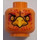 LEGO Orange Frax Minifigure Kopf (Einbau-Vollbolzen) (3626 / 17516)