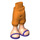 LEGO Orange Friends Long Shorts with Purple Sandals (2246)