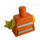 LEGO Orange Gail the Construction Worker Minifig Torso (973 / 88585)