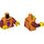 LEGO Orange Gamer, Female (60388) Minifig Torso (973 / 76382)