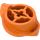 LEGO Oranje Tandwiel Shifter met Kruis Gat (35188)
