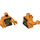 LEGO Orange Gold Horn Minifig Torso (973 / 76382)