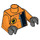 LEGO Orange Gold Dent Torse (973 / 76382)