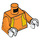 LEGO Orange Goofy Minifig Torso (973 / 76382)