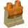 LEGO Orange Grocer Minifigure Hanches et jambes (3815 / 98339)