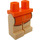 LEGO Orange Grocer Minifigure Hanches et jambes (3815 / 98339)