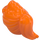 LEGO Orange Hair with Curls and Ponytail (13785 / 86220)