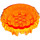 LEGO Orange Hard Plastique Giant Roue avec Épingle des trous et Spokes (64712)