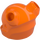 LEGO Orange Hjälm med Vinklad horn Hål (82252)