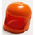 LEGO Naranja Casco con Ancha Chin Strap (50665)