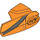 LEGO Orange Hero Factory Armor avec Douille à rotule Taille 6 avec grise stripe (25179 / 90638)