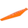 LEGO Oranje Scharnier Plaat 1 x 12 met Hoekig Zijkanten en Tapered Ends (53031 / 57906)