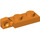 LEGO Orange Hinge Plate 1 x 2 Locking with Single Finger on End Vertical with Bottom Groove (44301)