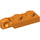 LEGO Orange Hinge Plate 1 x 2 Locking with Single Finger on End Vertical without Bottom Groove (44301 / 49715)