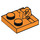 LEGO Orange Charnière assiette 2 x 2 avec 1 Verrouillage Finger sur Haut (53968 / 92582)