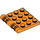 LEGO Oranje Scharnier Plaat 4 x 4 Vergrendelings (44570 / 50337)