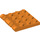 LEGO Orange Charnière assiette 4 x 4 Verrouillage (44570 / 50337)