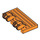 LEGO Orange Hinge Train Gate 2 x 4 Locking Dual 2 Stubs with Rear Reinforcements (44569 / 52526)