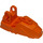 LEGO Oranje Groot Figure Foot 3 x 7 x 3 (90661)