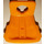 LEGO Orange Life Jacket with 2 Straps (Wide) (38781)