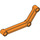 LEGO Orange Link 1 x 9 Gebogen mit Drei Löcher (28978 / 64451)