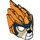 LEGO Orange Lion Mask with Tan Face and Dark Blue Headpiece (11129 / 13046)