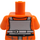 LEGO Orange Luke Skywalker Minifigur Torso (973 / 76382)