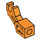 LEGO Orange Mechanical Arm with Thick Support (49753 / 76116)