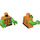 LEGO Orange Michelangelo Jumpsuit Minifig Torso (973 / 76382)
