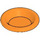 LEGO Orange Minifig Abendessen Platte (6256)