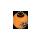 LEGO Orange Minifig Head Alien (Recessed Solid Stud) (3626)