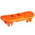 LEGO Orange Minifig Skateboard with Four Wheel Clips (42511 / 88422)