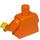 LEGO Orange Minifigur Torso (973 / 73403)