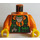 LEGO Arancione Minifigure Busto (973 / 73403)